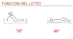 Picture of LETTO DEGENZA 3 SNODI ELETTRICO SMONTABILE - GERANIO - MOPEDIA - cod. MP270