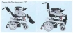 Picture of CARROZZINA ELETTRICA - seduta 41 cm - Gima - cod. 27729