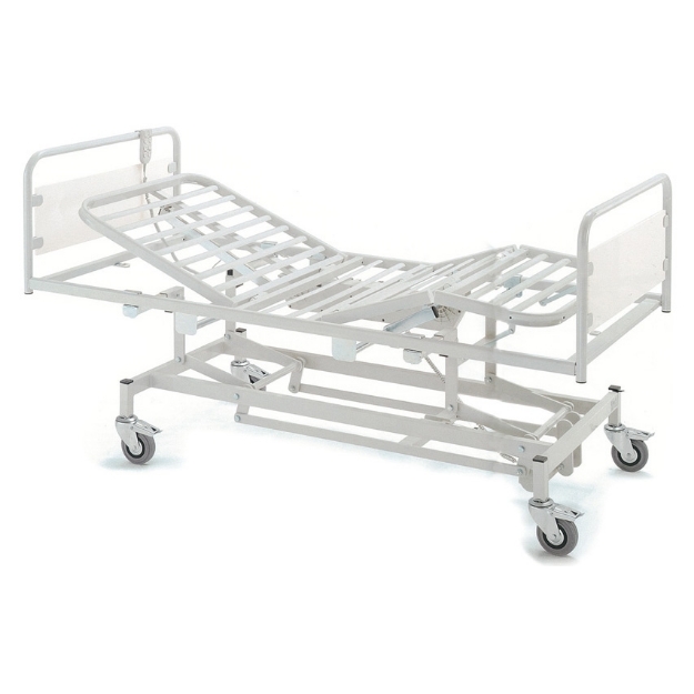Picture of Letto tre snodi - elettrico - altezza variabile - su ruote - Gima - cod. 27660