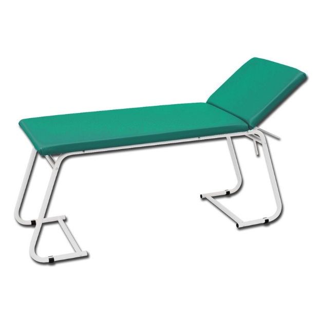 Picture of Lettino visita medica - metallo verniciato bianco e verde - Gima - cod. 27444