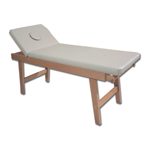 Picture of Lettino visita in legno - faggio - con foro - Gima - cod. 27417