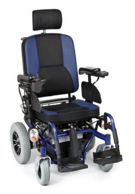 Picture of Carrozzina elettrica ARIES TILTING - Multifunzione - Seduta inclinabile elettronicamente - seduta 45 cm - ARDEA CS910BL