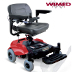 Picture of Carrozzina elettrica RIO CHAIR con batterie da 12 Ah - colore rosso - Wimed - cod. MAMBO-211