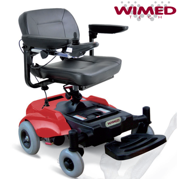 Picture of Carrozzina elettrica RIO CHAIR con batterie da 12 Ah - colore rosso - Wimed - cod. MAMBO-211
