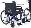 Picture of Carrozzina Bariatrica Excel Plus HD Seduta da 50cm a 60cm - blu - Heavy Duty - Wimed