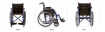 Picture of Carrozzina pieghevole - START- seduta da 38cm a 45cm - ARDEA CP100-xx