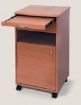 Picture of Comodino a rotelle in legno marrone - Wimed cod. 15000040