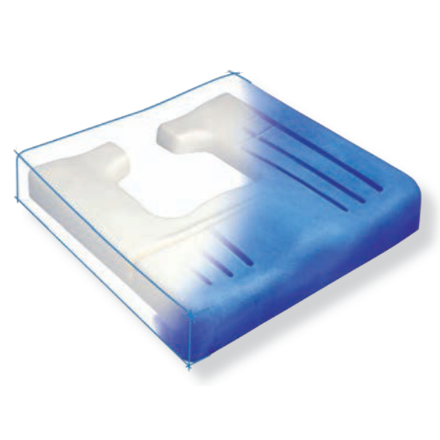 Picture of Cuscino Antidecubito Viscoflex® Plus h 8 con fodera - Wimed