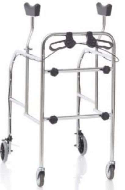 Picture of Deambulatori con appoggio sottoascellare smontabili in acciaio cromato - Mopedia Cod. RP755F