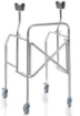 Picture of Deambulatori con appoggio sottoascellare pieghevole gambe regolabili in acciaio cromato - Mopedia Cod. RP754S