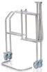 Picture of Deambulatori con appoggio sottoascellare pieghevole gambe regolabili in acciaio cromato - Mopedia Cod. RP754S