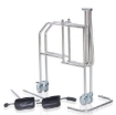 Picture of Deambulatori con appoggio antibrachiale pieghevole gambe regolabili in acciaio cromato - Mopedia Cod. RP754A