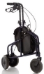 Picture of Deambulatori Rollators 3 ruote piegevole completo di cestino vassoio e borsa in acciaio verniciato - Mopedia Cod. RP685B