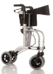 Picture of Deambulatori Rollators 4 ruote piegevole con doppia funzione in acciaio verniciato - Mopedia Cod. RP525