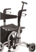 Picture of Deambulatori Rollators 4 ruote piegevole con doppia funzione in acciaio verniciato - Mopedia Cod. RP525