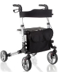 Picture of Deambulatori Rollators 4 ruote compatto totalmente pieghevole in acciaio verniciato - Mopedia Cod. RP530