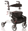 Picture of Deambulatori Rollators 4 ruote pieghevole facilmente smontabile in acciaio verniciato - Mopedia Cod. RP535