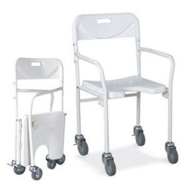 Picture of Sedia da doccia con ruote pieghevole - Mediland - Cod. 856035