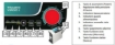 Picture of Kit anti decubito a 3 vie VIRGO I  compressore con regolatore e materasso a elementi intercambiabili - Intermed cod. AK-606