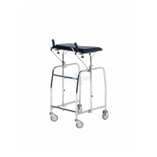 Picture of Deambulatori per adulti quattro ruote due piroettanti WALKER F - Chinesport 08756