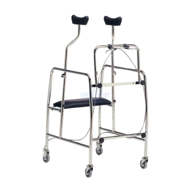 Picture of Deambulatori per adulti quattro ruote due piroettanti WALKER AF - Chinesport 08686