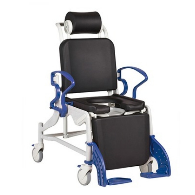 Picture of Sedie da doccia e toilette con ruote seduta imbottita PHOENIX PU - Chinesport XRE008