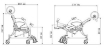 Picture of Sedie da doccia e toilette con ruote seduta imbottita PHOENIX PU - Chinesport XRE008