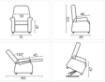 Picture of Poltrone a due motori elevabile elettricamente SALLY 2EL - Chinesport 01834