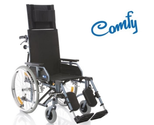 Picture of Carrozzina pieghevole ad autospinta - Schienale reclinabile - seduta da 40cm a 46cm- COMFY- ARDEA CP805-xx