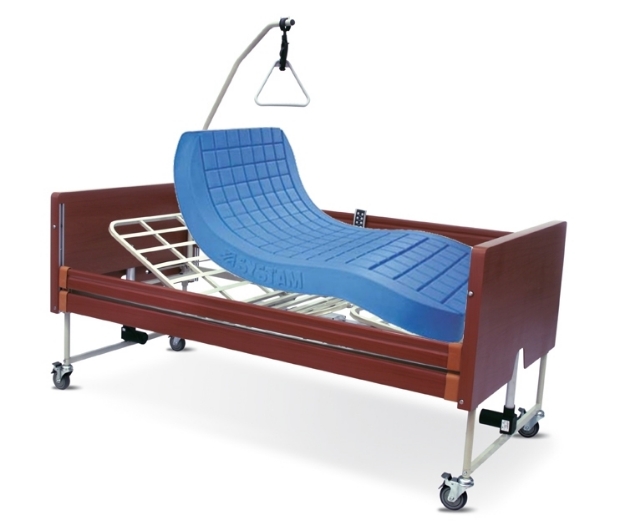 Picture of Noleggio Letto da degenza ortopedico elettrico in legno + Materasso Antidecubito