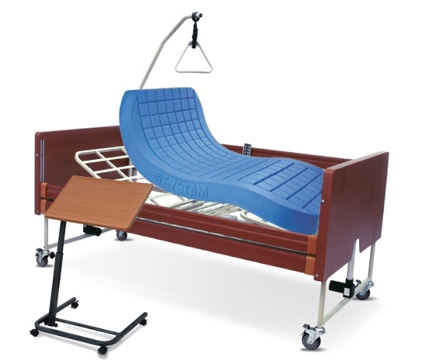Picture of Noleggio letto elettrico in legno + Materasso Antidecubito + Vassoio da letto