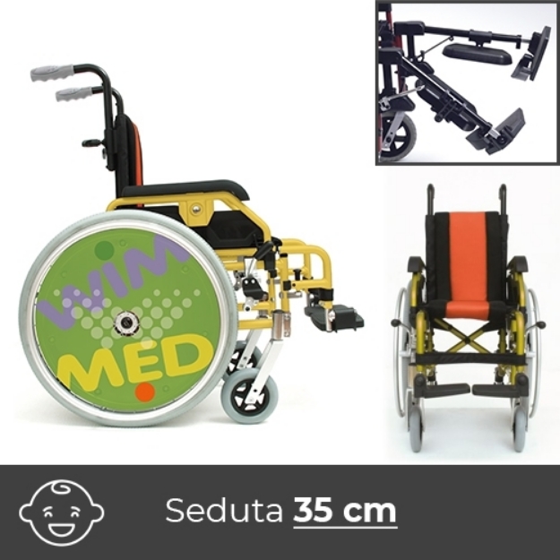 Noleggio sedia a rotelle bambini piccoli con gesso